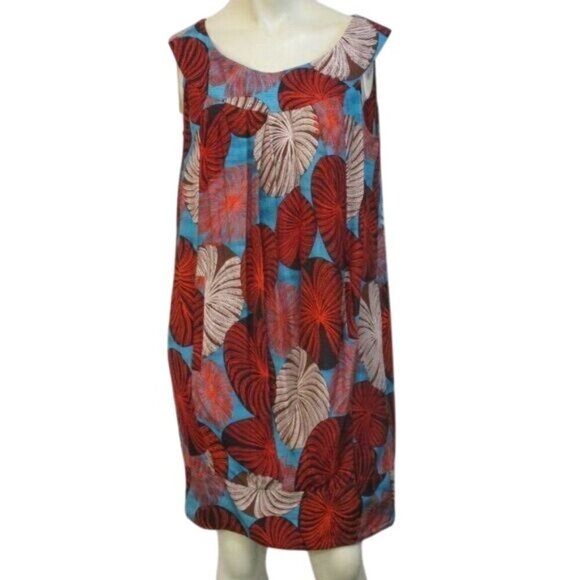 Diane von Furstenberg Peggy Palm Pattern Silk Dress size 4 - Picture 3 of 5